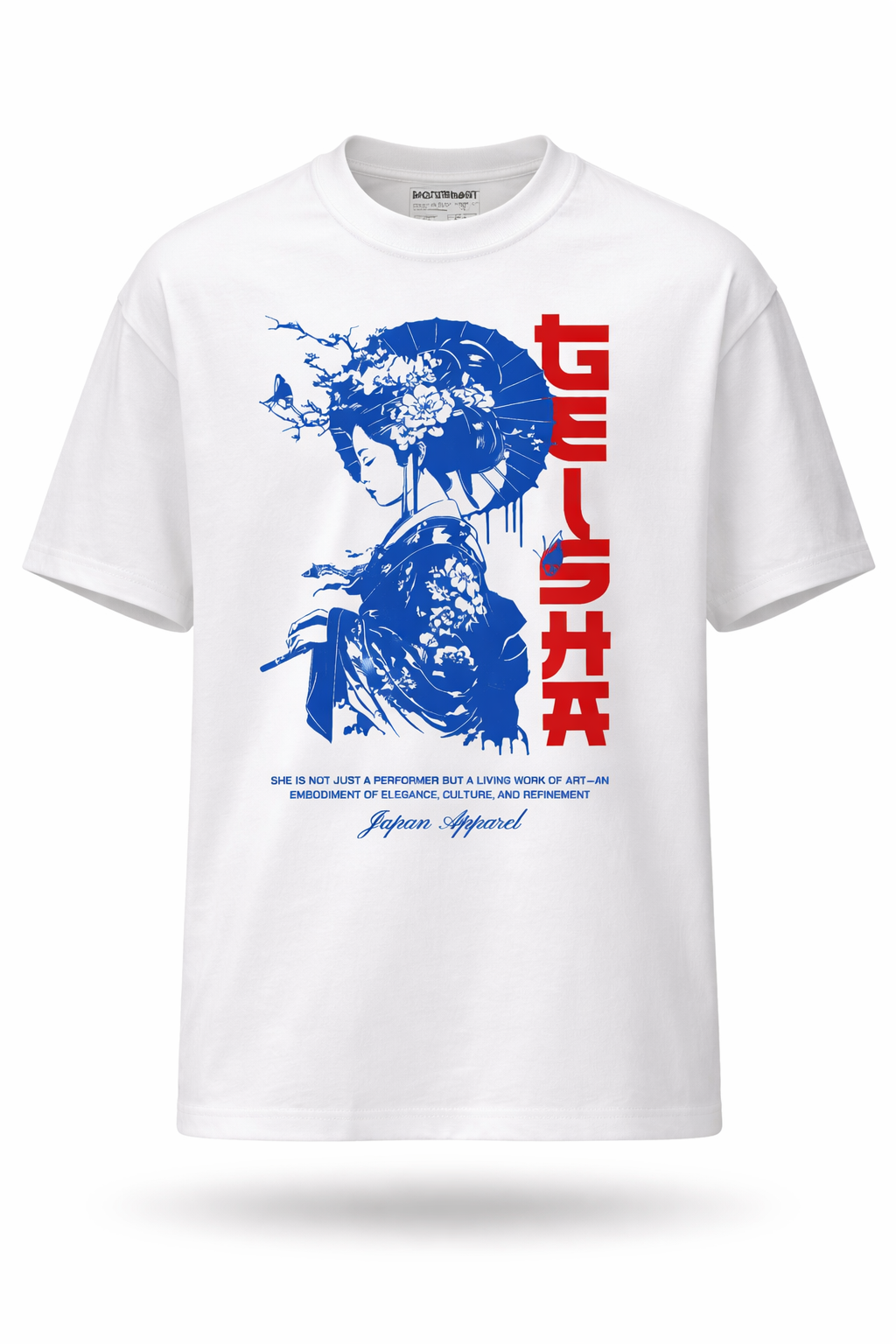 Geisha Japan Apparel T-Shirt Weiß – 250 GSM | SRT Shop