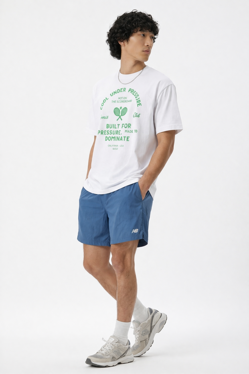 Cool Under Pressure T-Shirt Weiß | 250 GSM Baumwolle
